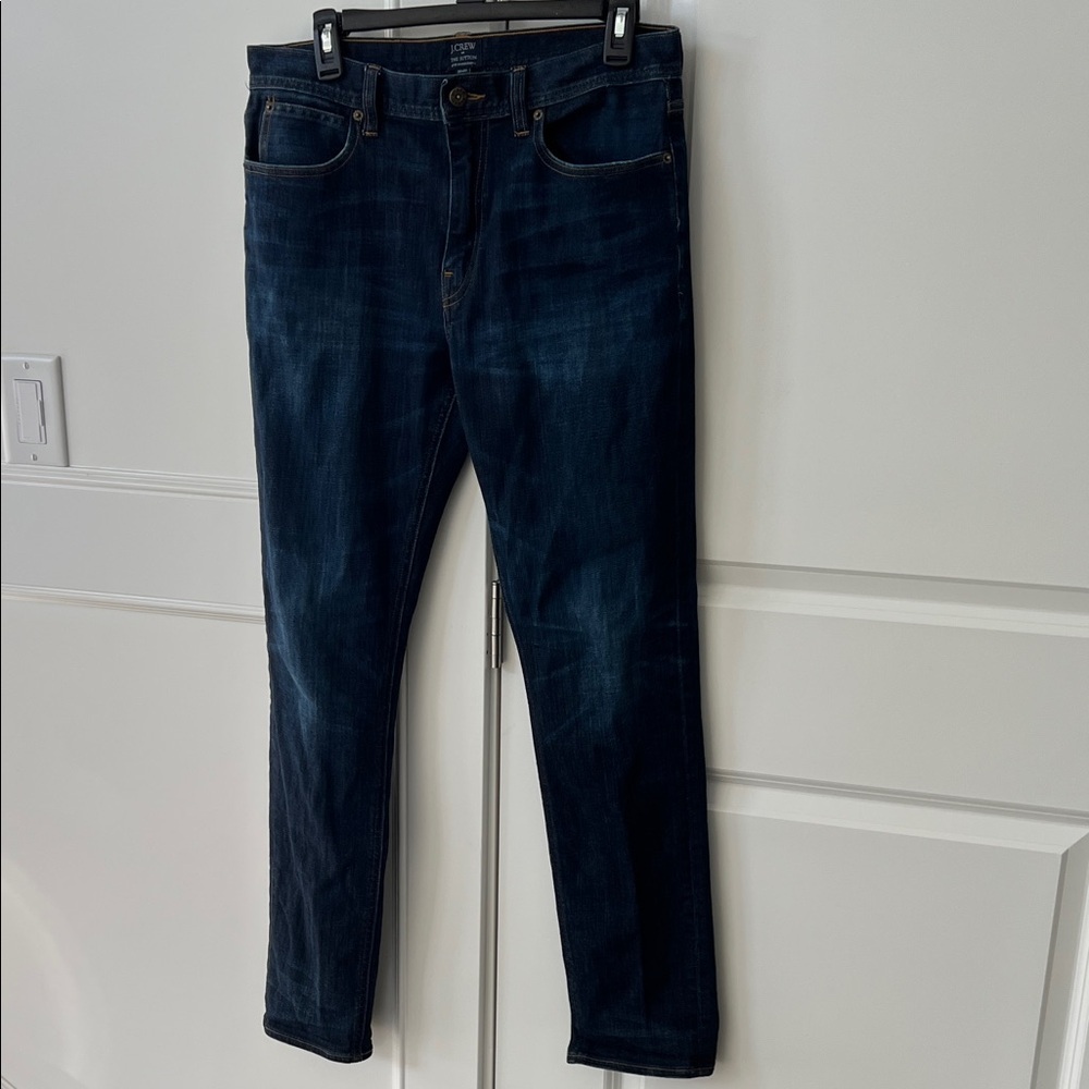 J. Crew Men's The Sutton Dark Blue Jeans